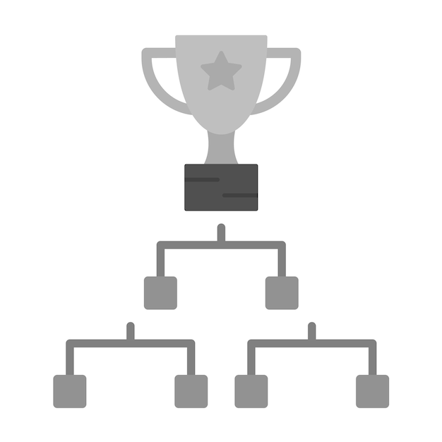 Imagen vectorial del icono de la liga Se puede usar para el fútbol