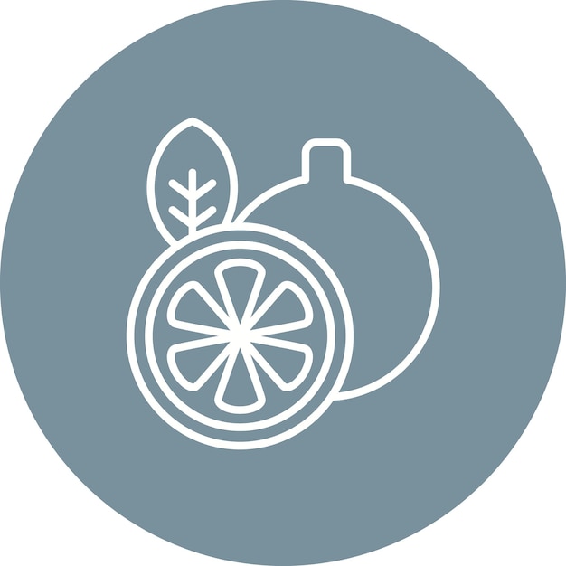 La imagen vectorial del icono del limón se puede usar para el otoño