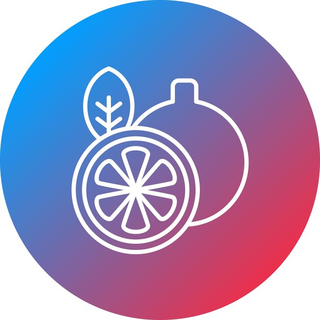 La imagen vectorial del icono del limón se puede usar para el otoño