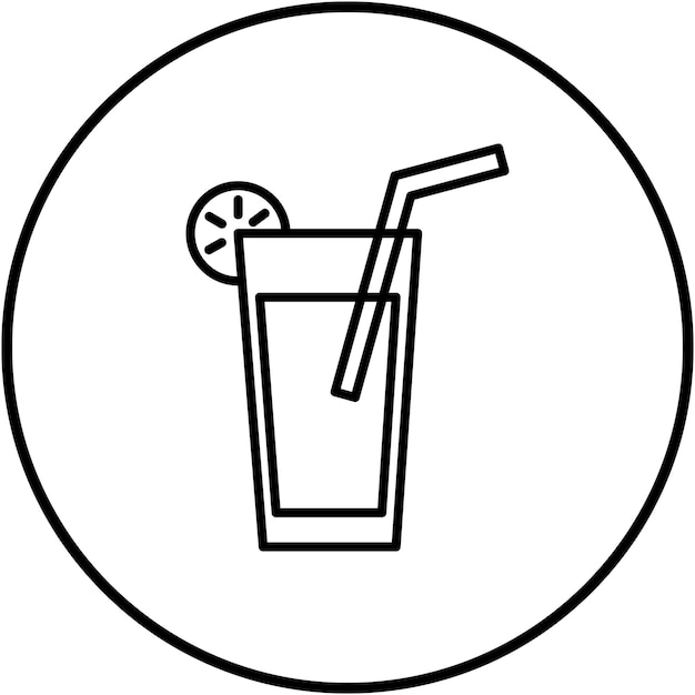 Imagen vectorial de icono de limonada Se puede usar para la primavera