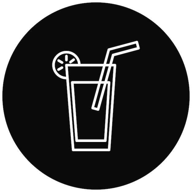 Imagen vectorial de icono de limonada Se puede usar para la primavera