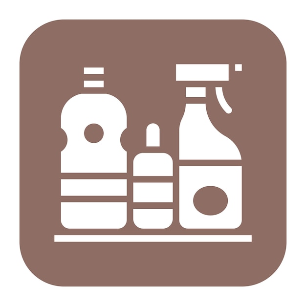 Imagen vectorial del icono de limpieza del producto Se puede utilizar para el supermercado