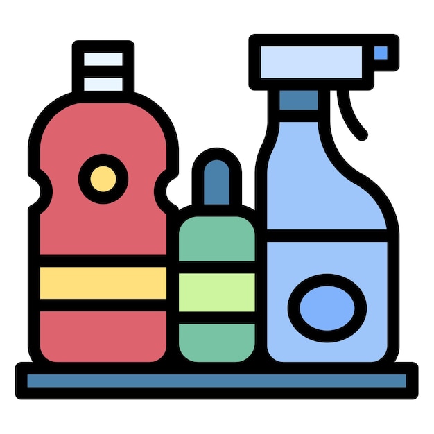 Imagen vectorial del icono de limpieza del producto Se puede utilizar para el supermercado