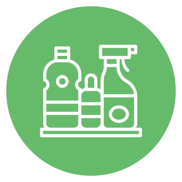 Imagen vectorial del icono de limpieza del producto Se puede utilizar para el supermercado