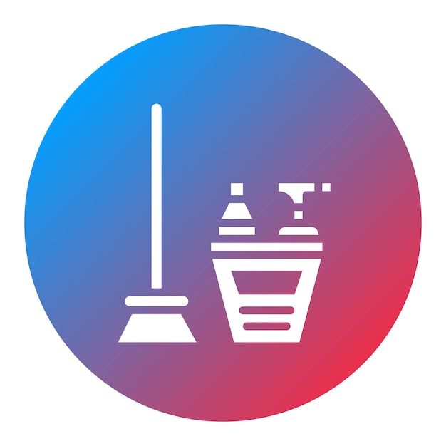 Imagen vectorial de icono de limpieza Se puede utilizar para la lavandería