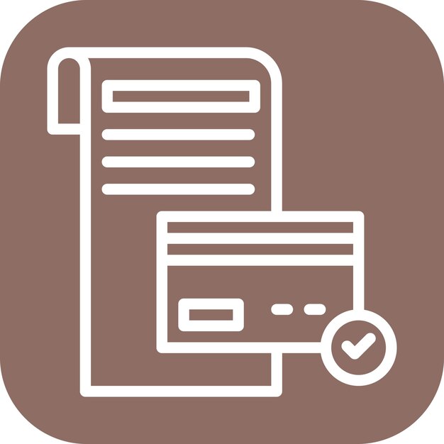 Imagen vectorial del icono de línea de crédito Se puede usar para crédito y préstamo