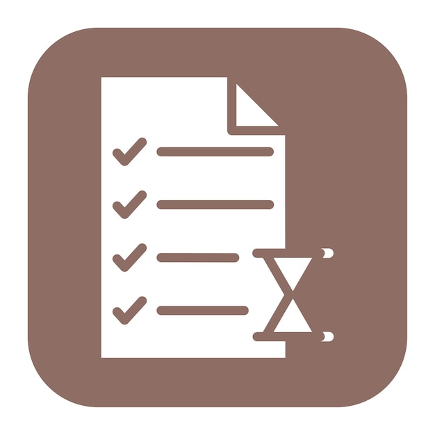 Imagen vectorial del icono de la línea de tiempo del proyecto Se puede utilizar para la evaluación del proyecto