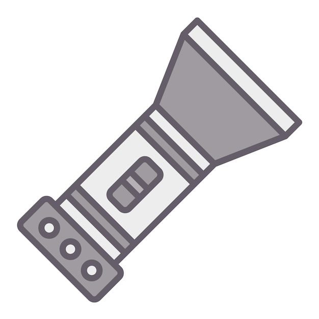 Imagen vectorial del icono de la linterna Se puede utilizar para mejoras en el hogar