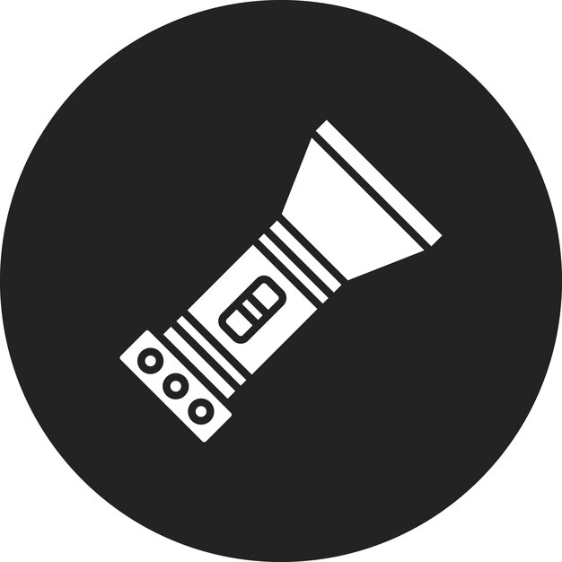 Imagen vectorial del icono de la linterna Se puede utilizar para mejoras en el hogar