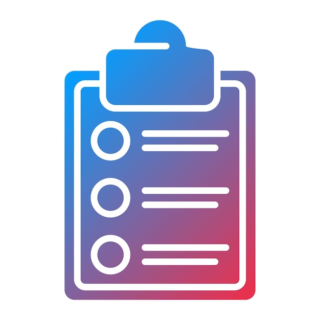 Imagen vectorial del icono de la lista de comprobación Se puede utilizar para la retroalimentación del cliente