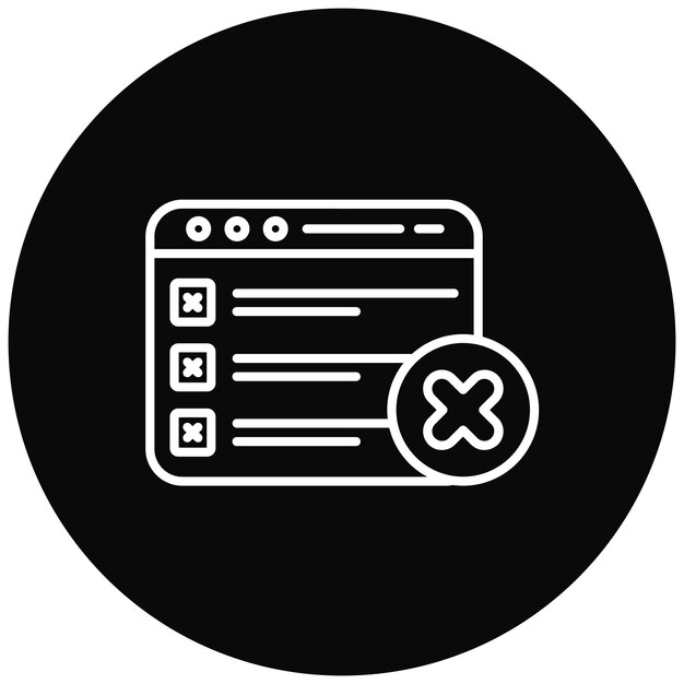 Imagen vectorial del icono de la lista de comprobación de SEO Se puede utilizar para el marketing
