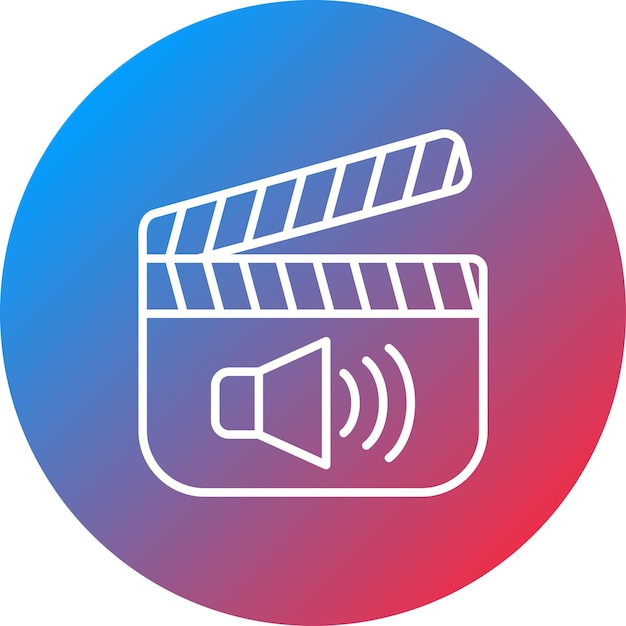 Imagen vectorial de icono de llamada de lanzamiento Se puede utilizar para la producción de video
