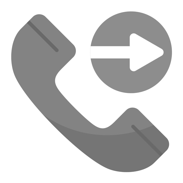 Imagen vectorial de icono de llamada Puede utilizarse para la redacción