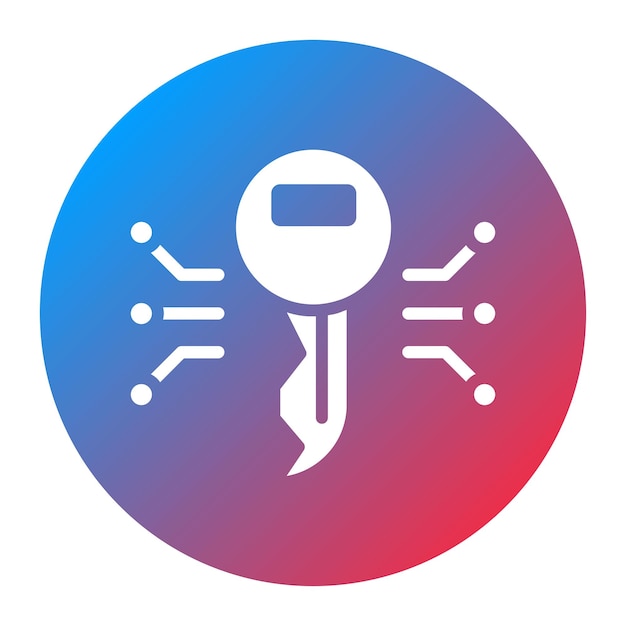Imagen vectorial del icono de la llave maestra Se puede utilizar para Locksmith