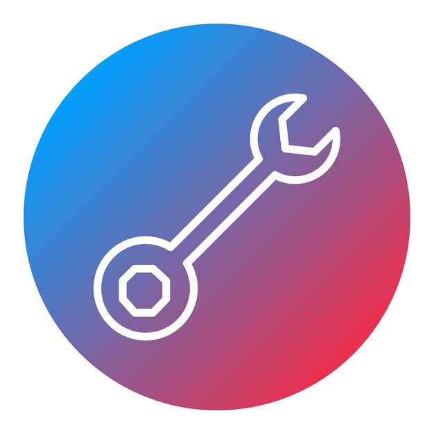 La imagen vectorial del icono de la llave se puede utilizar para la fabricación