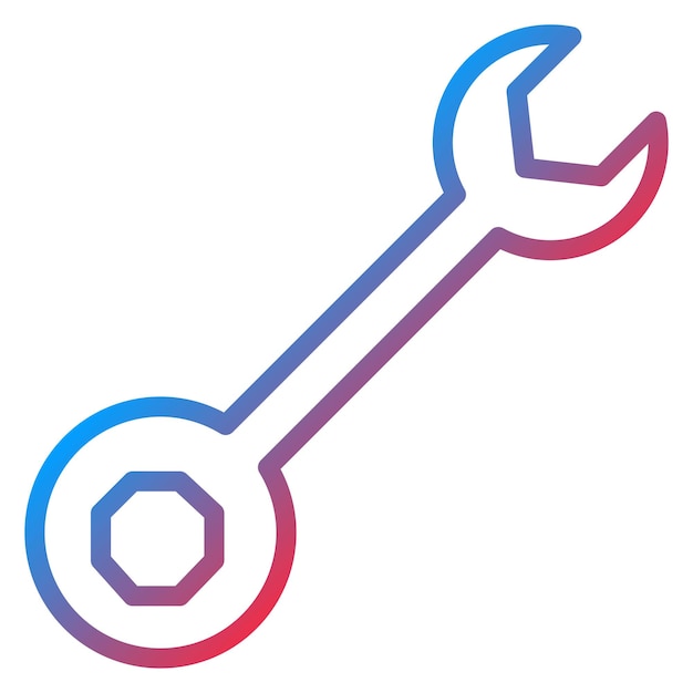 La imagen vectorial del icono de la llave se puede utilizar para la fabricación