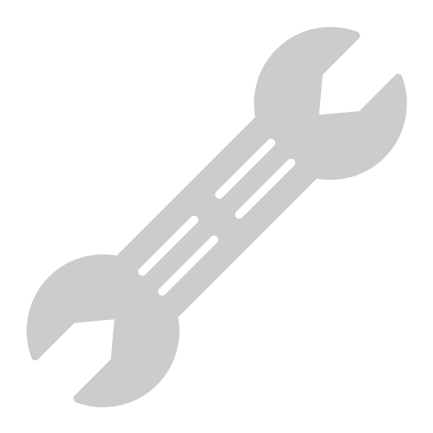 La imagen vectorial del icono de la llave se puede utilizar para las herramientas