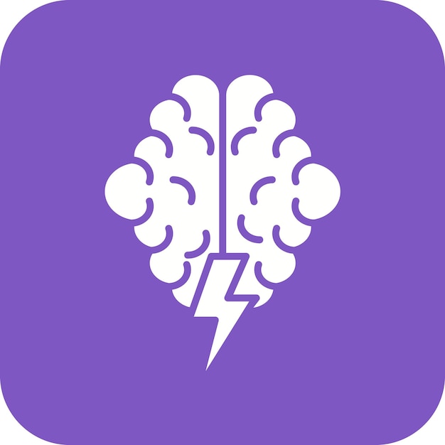 Imagen vectorial de icono de lluvia de ideas Se puede usar para la creatividad