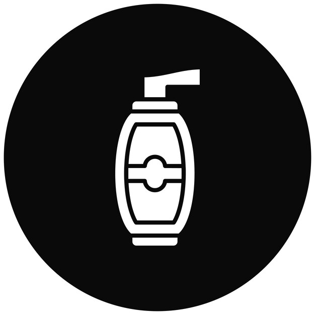Imagen vectorial del icono de la loción Se puede usar para el cuidado de la piel