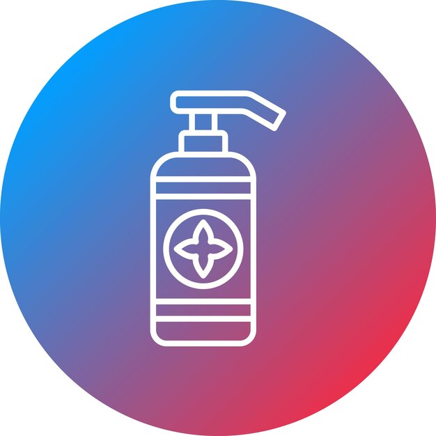 Imagen vectorial del icono de la loción Se puede usar para la peluquería
