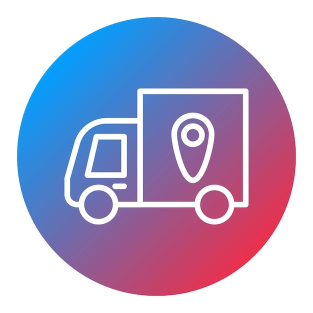 Imagen vectorial del icono de logística Puede utilizarse para la industria