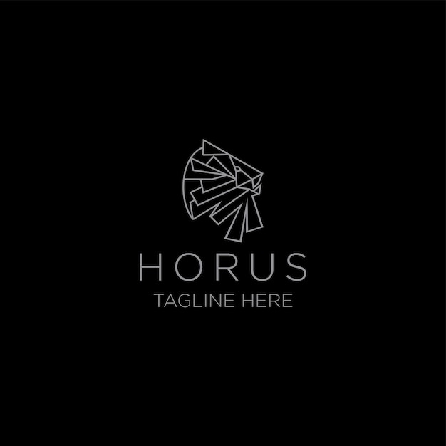 Imagen vectorial del icono del logotipo de Horus