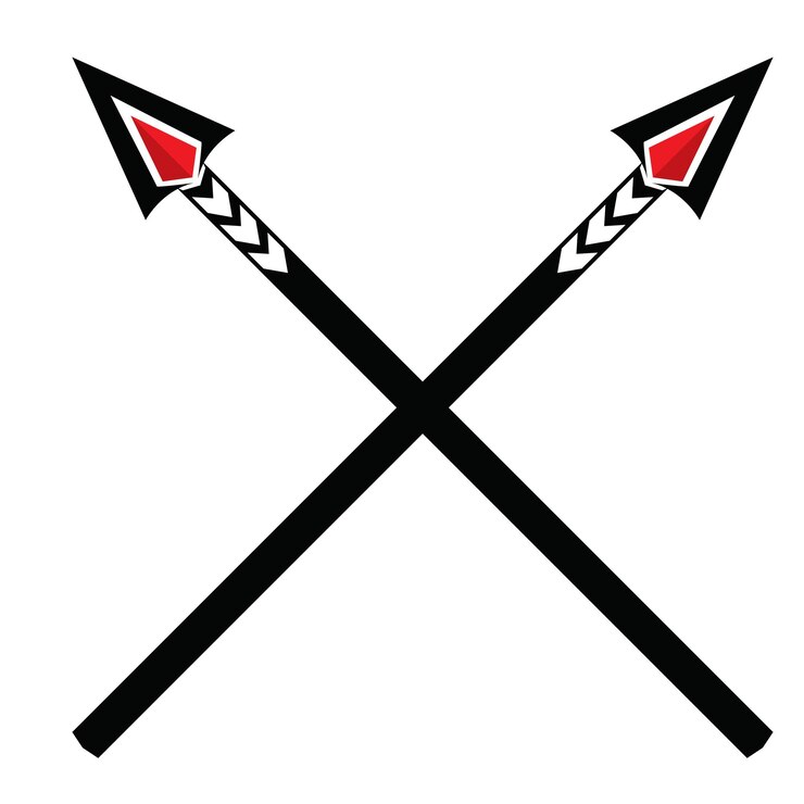 Vector imagen vectorial del icono del logotipo de lanza