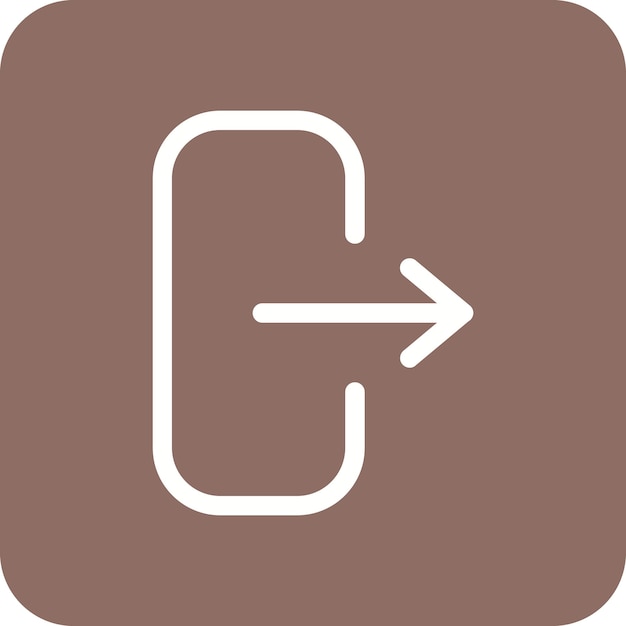 Imagen vectorial del icono de logotipo Se puede utilizar para la interfaz de usuario