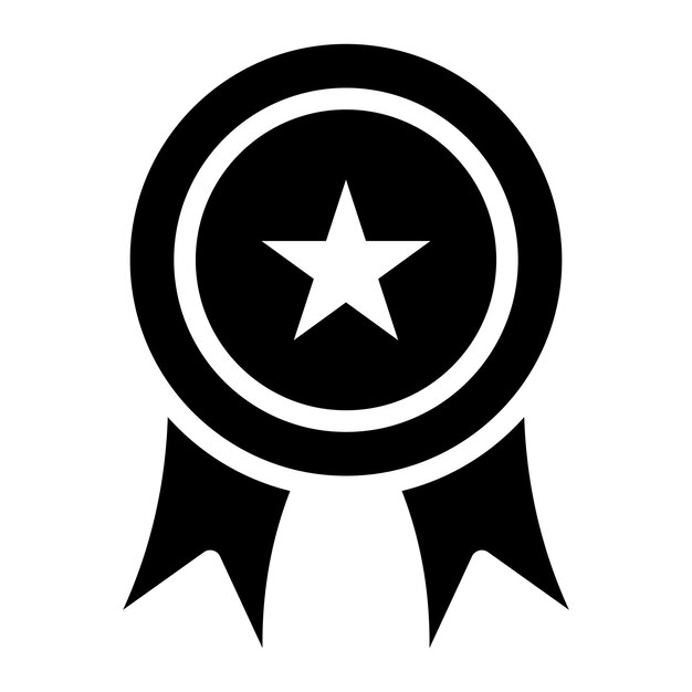 Imagen vectorial del icono de logro Se puede usar para el crecimiento personal