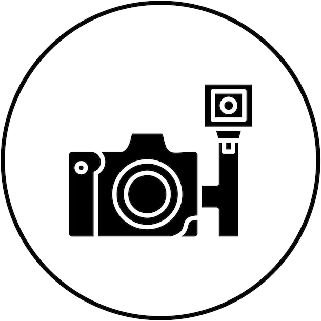 Vector la imagen vectorial del icono de la lomografía se puede utilizar para la fotografía