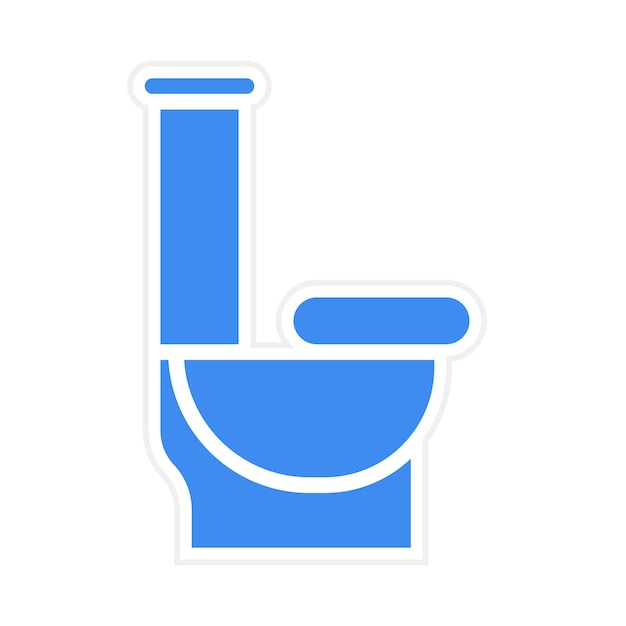 La imagen vectorial del icono Loo se puede utilizar para el hogar de ancianos