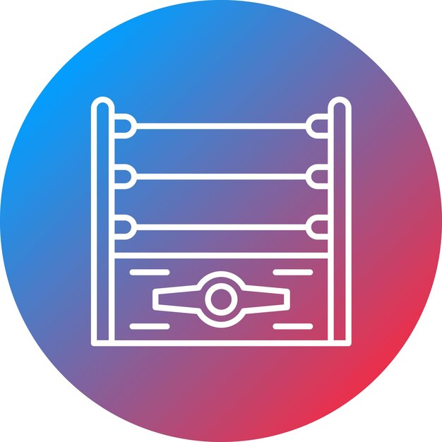 Imagen vectorial de icono de lucha libre Se puede usar para los Juegos Olímpicos