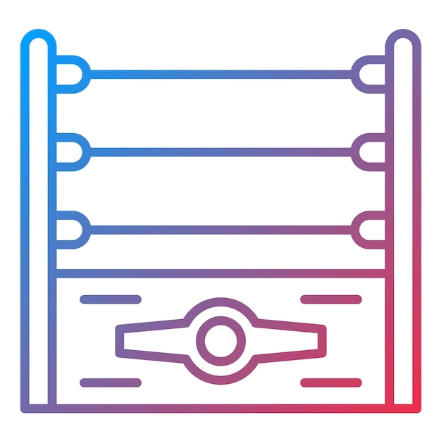 Imagen vectorial de icono de lucha libre Se puede usar para los Juegos Olímpicos