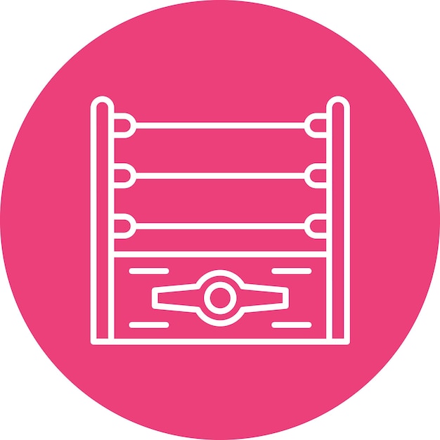 Imagen vectorial de icono de lucha libre Se puede usar para los Juegos Olímpicos