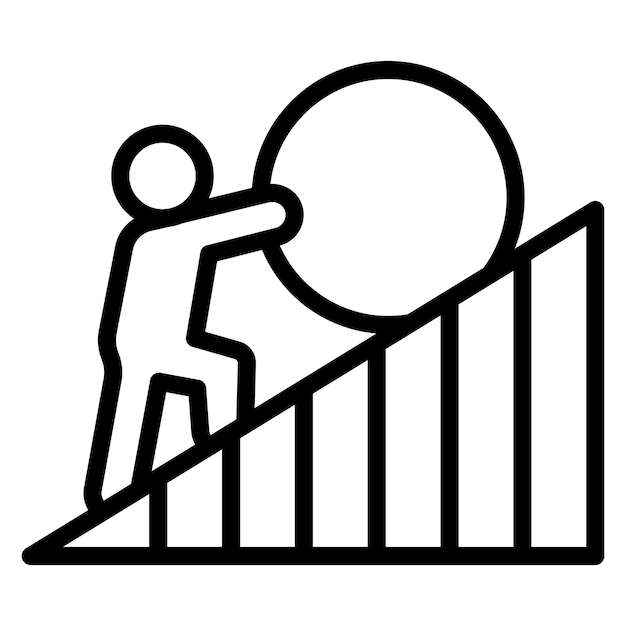 Imagen vectorial del icono de lucha Se puede usar para Burnout