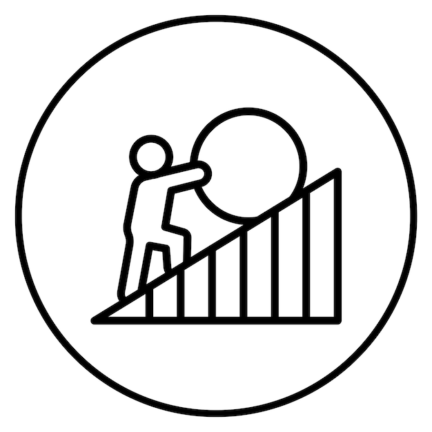 Imagen vectorial del icono de lucha Se puede usar para Burnout