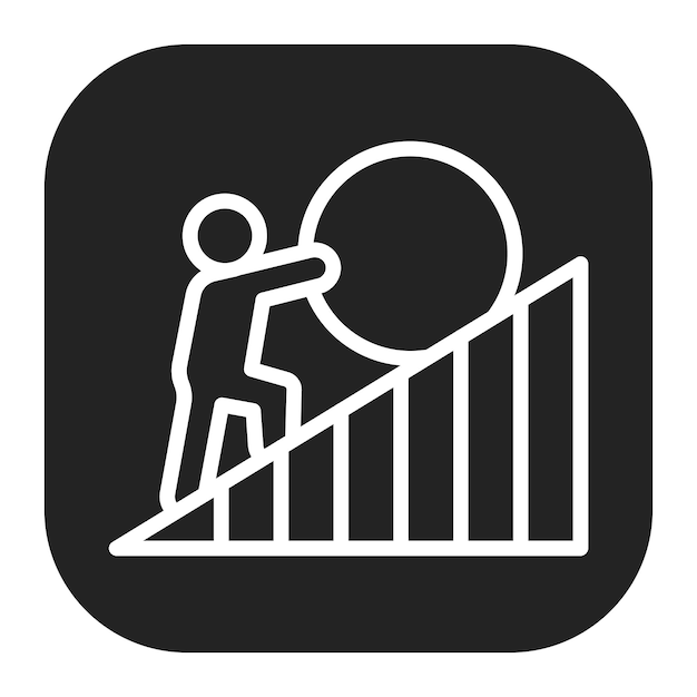 Imagen vectorial del icono de lucha Se puede usar para Burnout