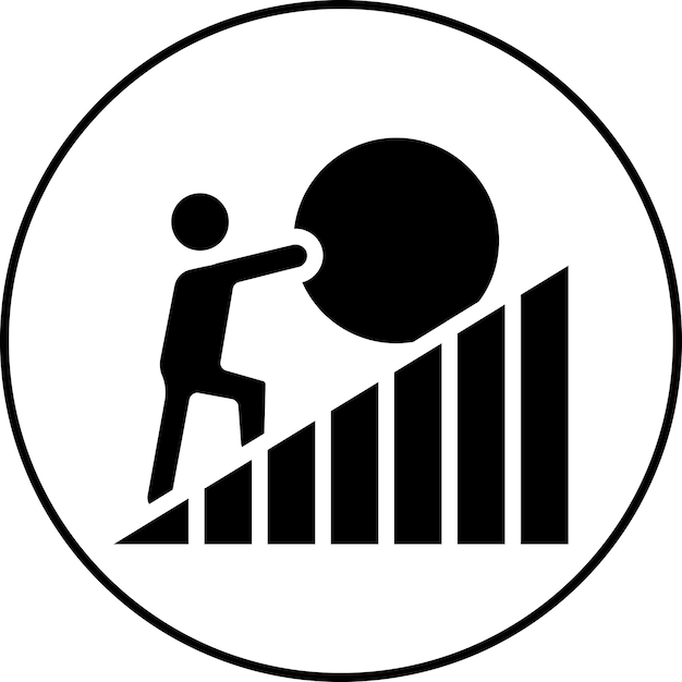 Imagen vectorial del icono de lucha Se puede usar para Burnout