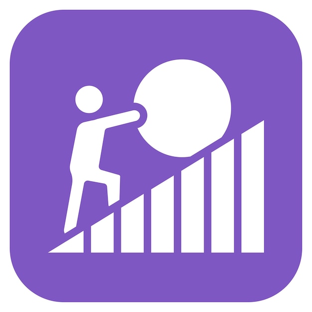 Imagen vectorial del icono de lucha Se puede usar para Burnout