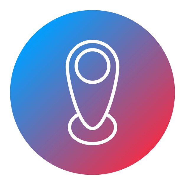 Imagen vectorial del icono del lugar Se puede utilizar para eventos de premios