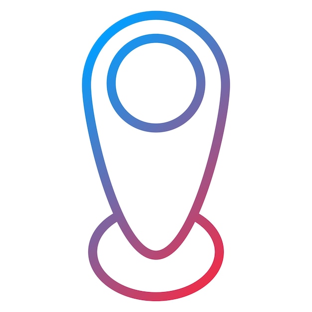 Imagen vectorial del icono del lugar Se puede utilizar para eventos de premios