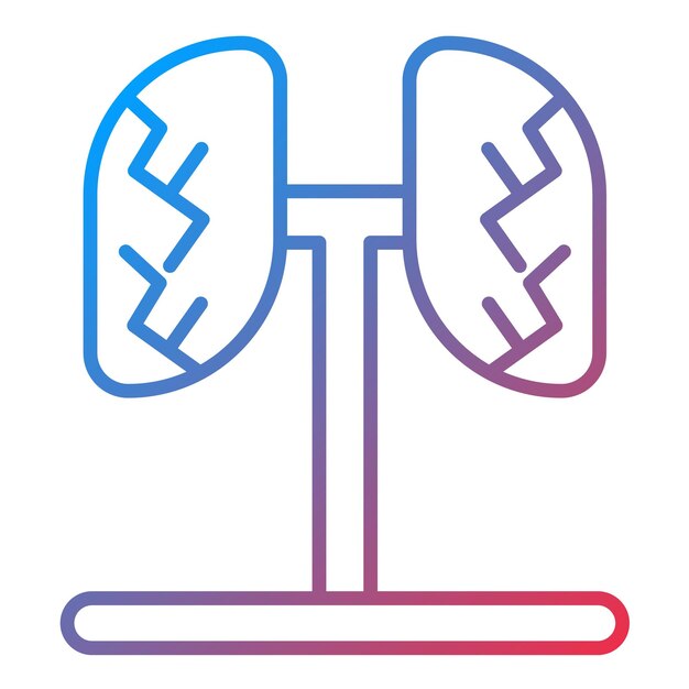 La imagen vectorial del icono de Lungs Of The World se puede usar para In The Wild