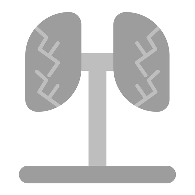 La imagen vectorial del icono de Lungs Of The World se puede usar para In The Wild