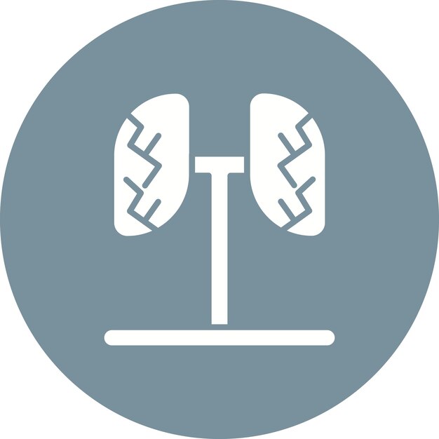 La imagen vectorial del icono de Lungs Of The World se puede usar para In The Wild
