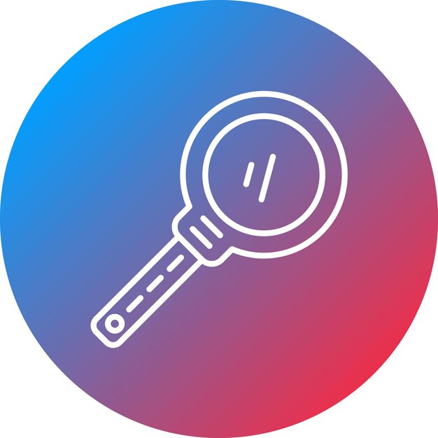 Imagen vectorial del icono de la lupa Se puede utilizar para las herramientas