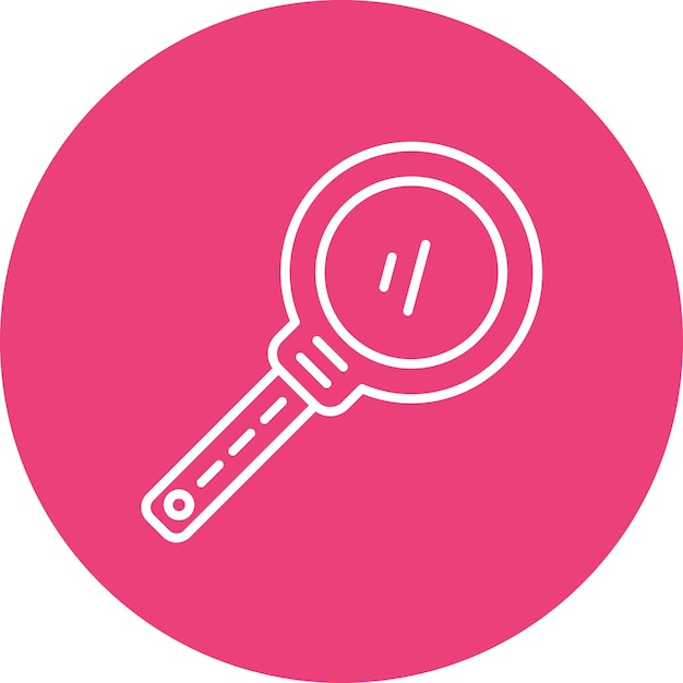 Imagen vectorial del icono de la lupa Se puede utilizar para las herramientas
