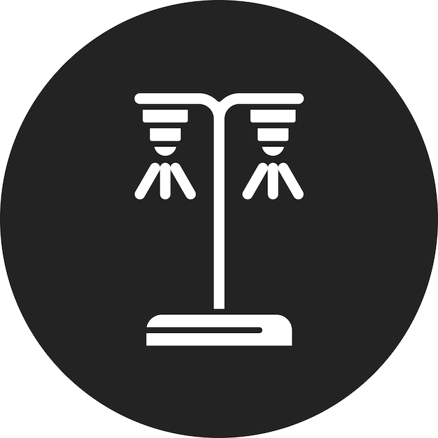 Imagen vectorial de icono de luz al aire libre Puede utilizarse para jardinería