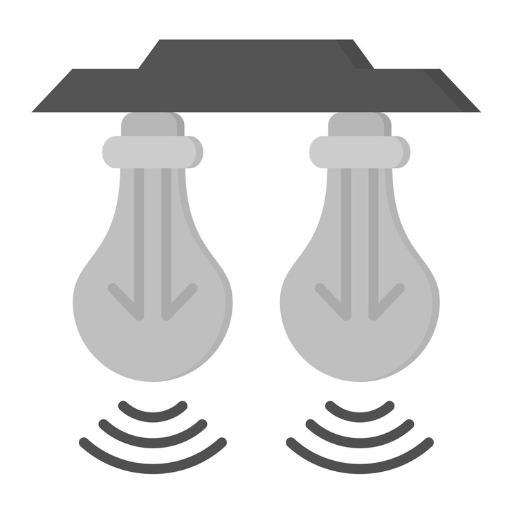 Vector imagen vectorial de icono de luz inteligente se puede utilizar para internet de las cosas