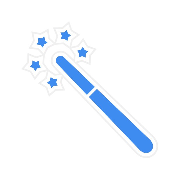 Imagen vectorial del icono de Magic Stick Se puede usar para el bebé