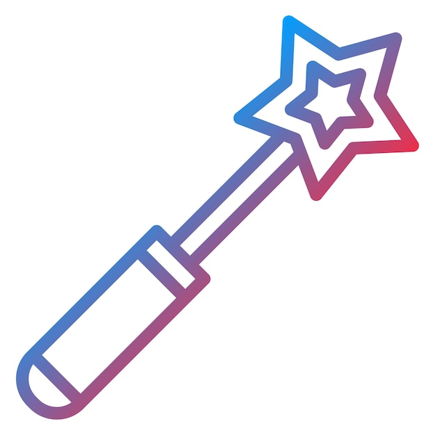 Imagen vectorial de icono mágico Se puede usar para Fairytale
